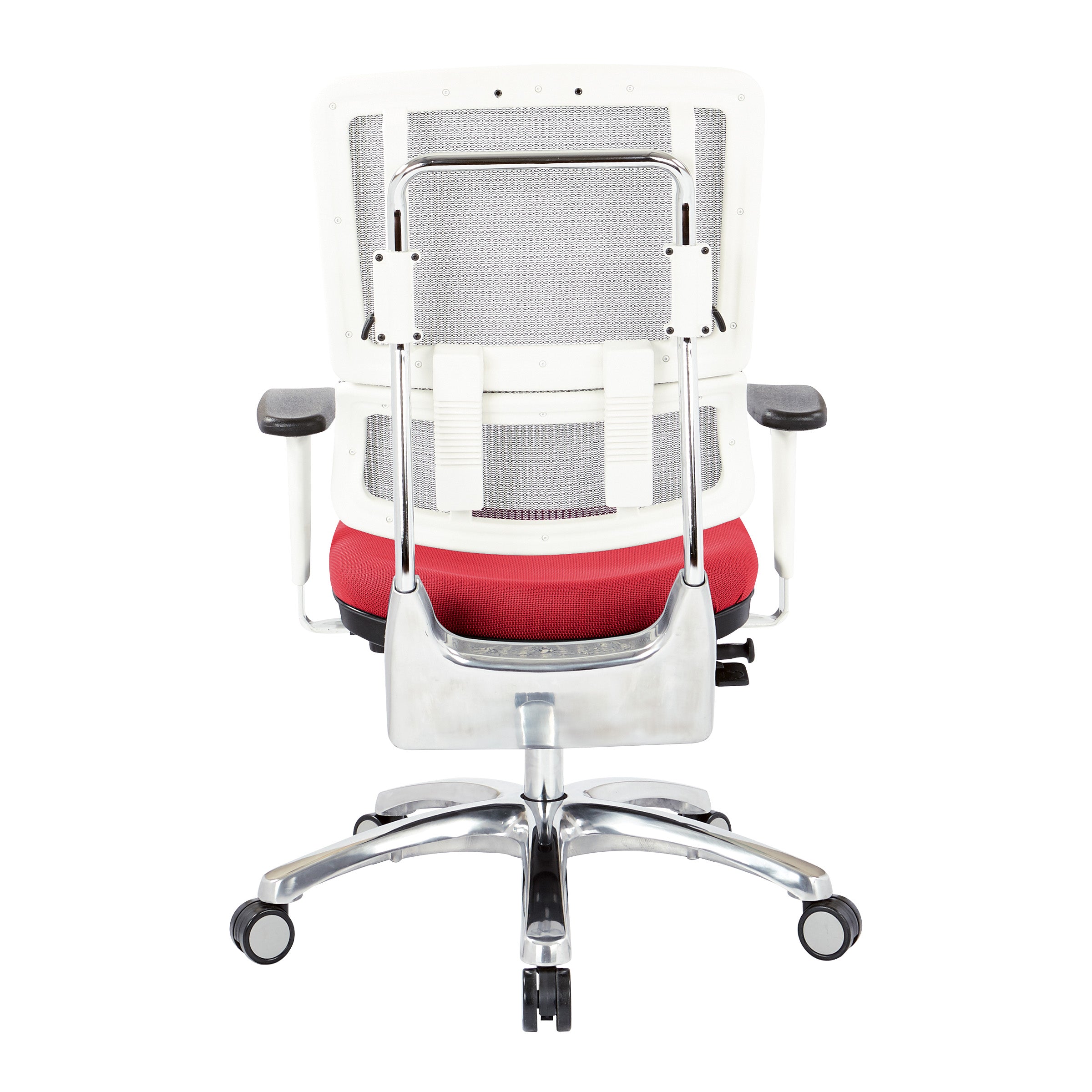 White Vertical Mesh Chair
